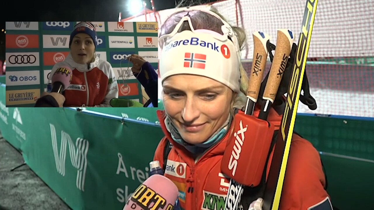 Johaug: "Kan inte ta ära för sprintvinst"