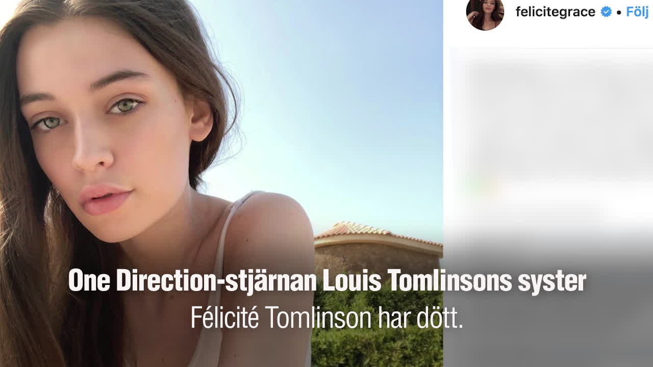 Félicité Tomlinson död - blev 18 år gammal