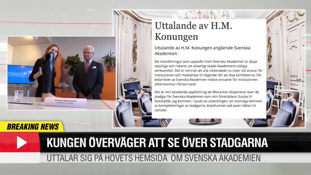 Kungen överväger att se över stadgarna