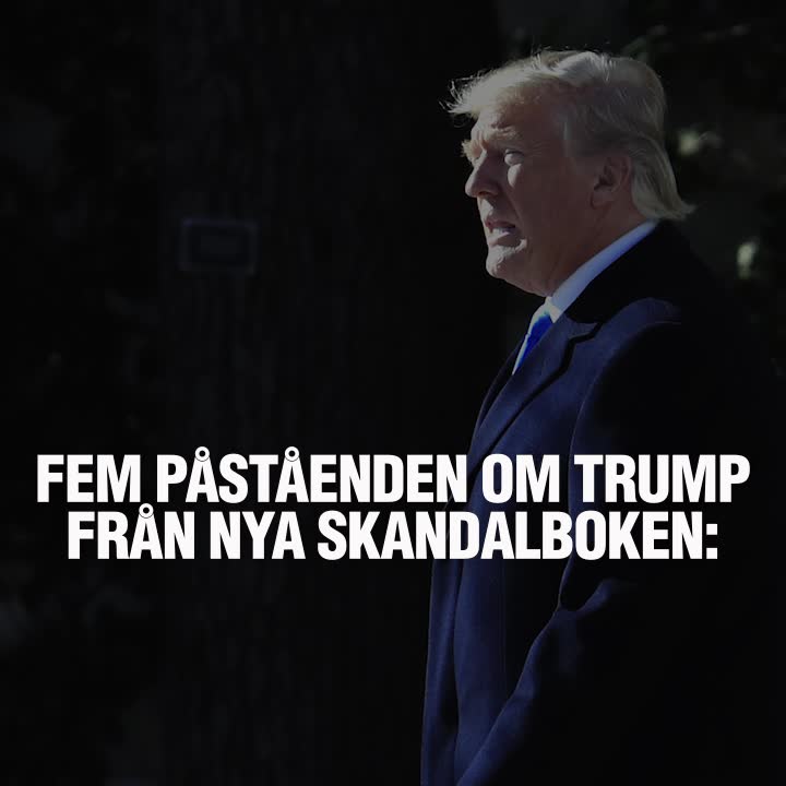 Fem påståenden om Trump från nya skandalboken