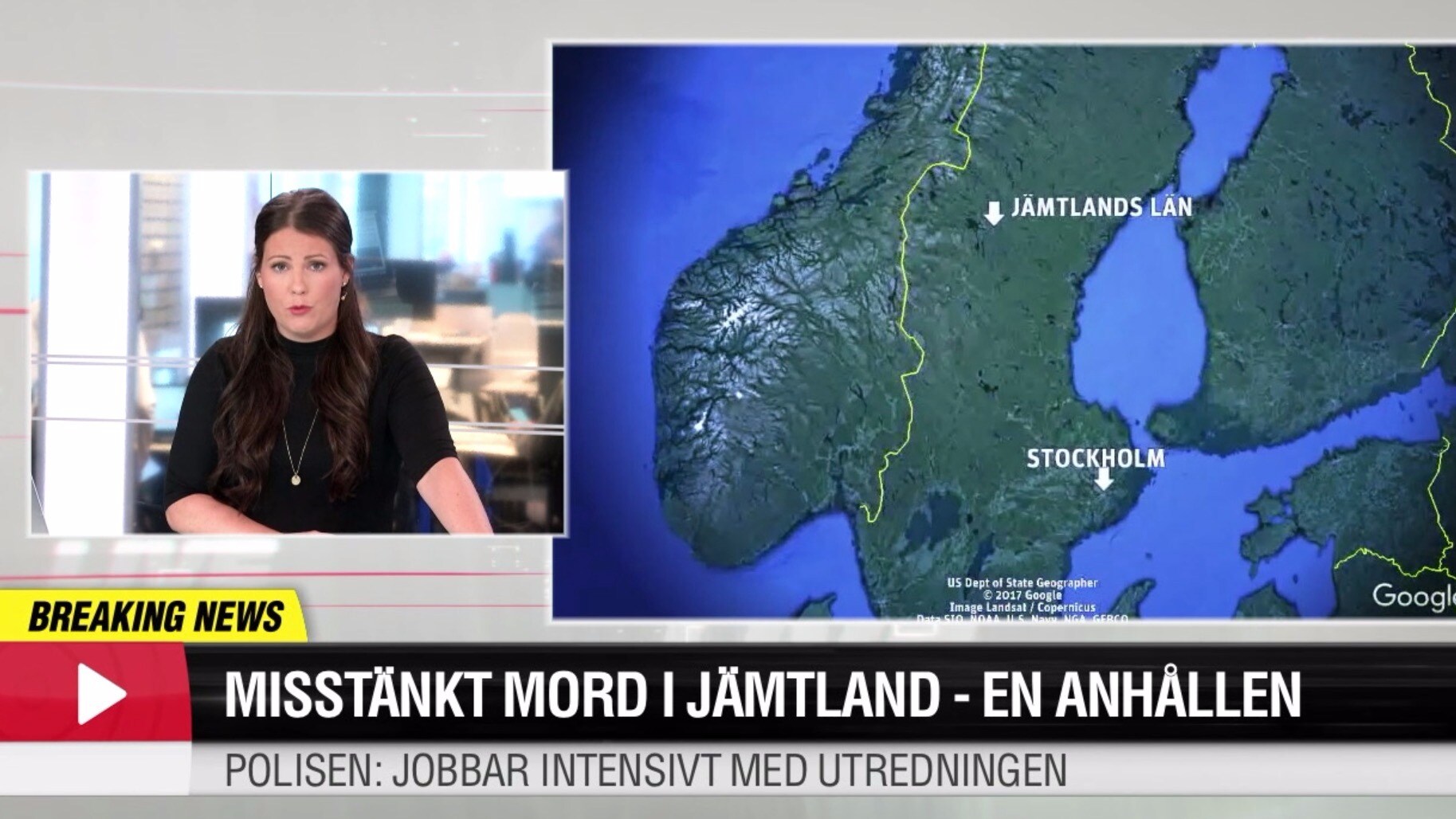 Misstänkt mord i Jämtland