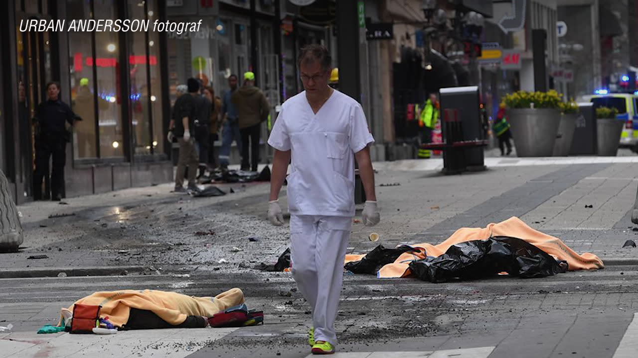 Han var första personal på plats – läkaren är tillbaka på Drottninggatan