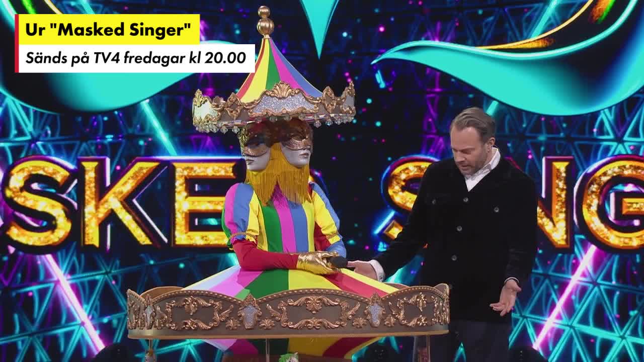 Hen gömmer sig bakom ”Karusellen” i ”Masked singer”