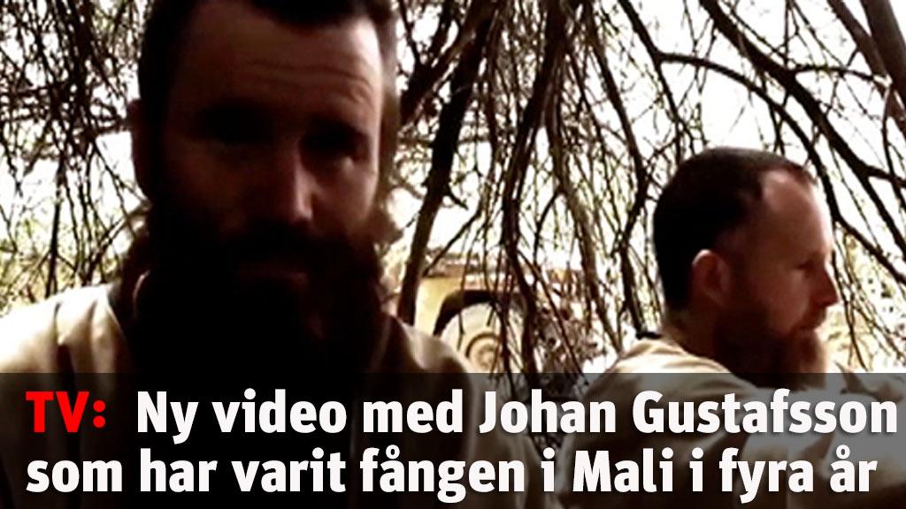 Ny video med Johan som har varit fången i Mali i fyra år