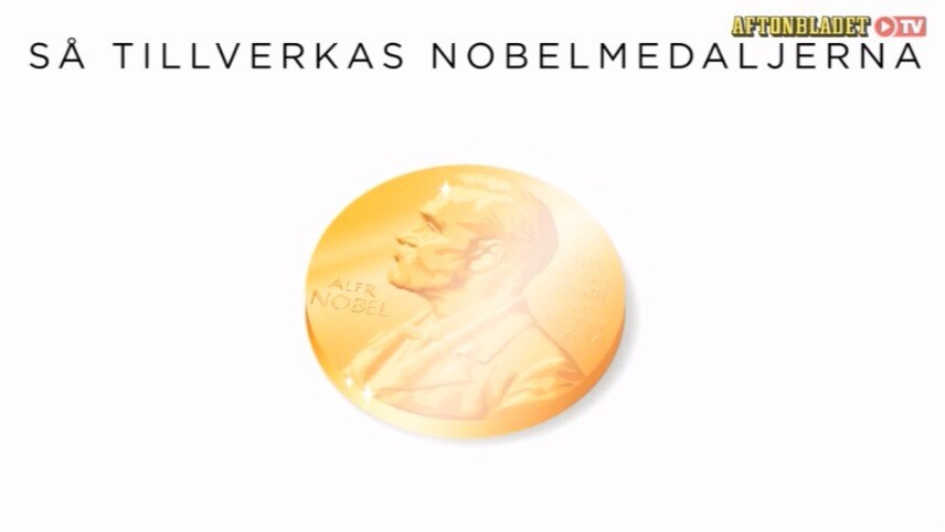 Så tillverkas Nobelmedaljerna