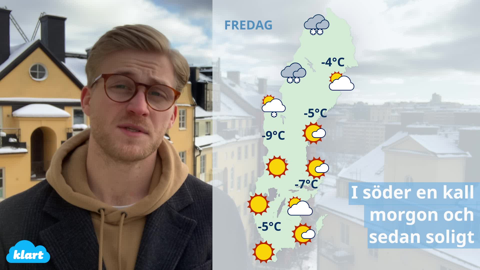 Sol men underställ – hör meteorologen om helgens väder