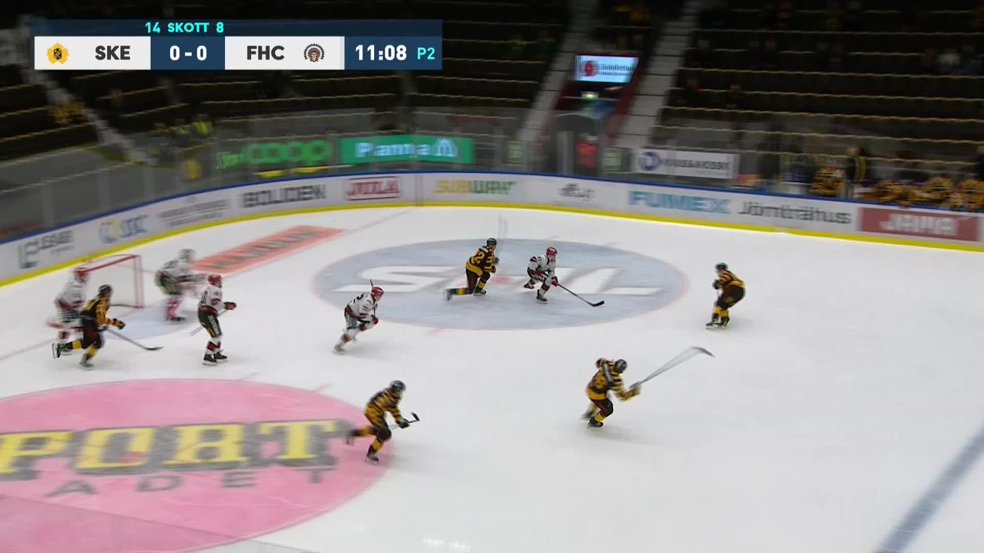 Målsnålt när Frölunda vann mot Skellefteå