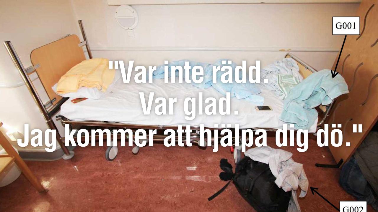 Här försökte en man strypa kvinnlig patient