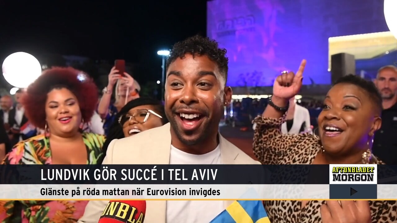 Lundvik gör succé i Tel Aviv