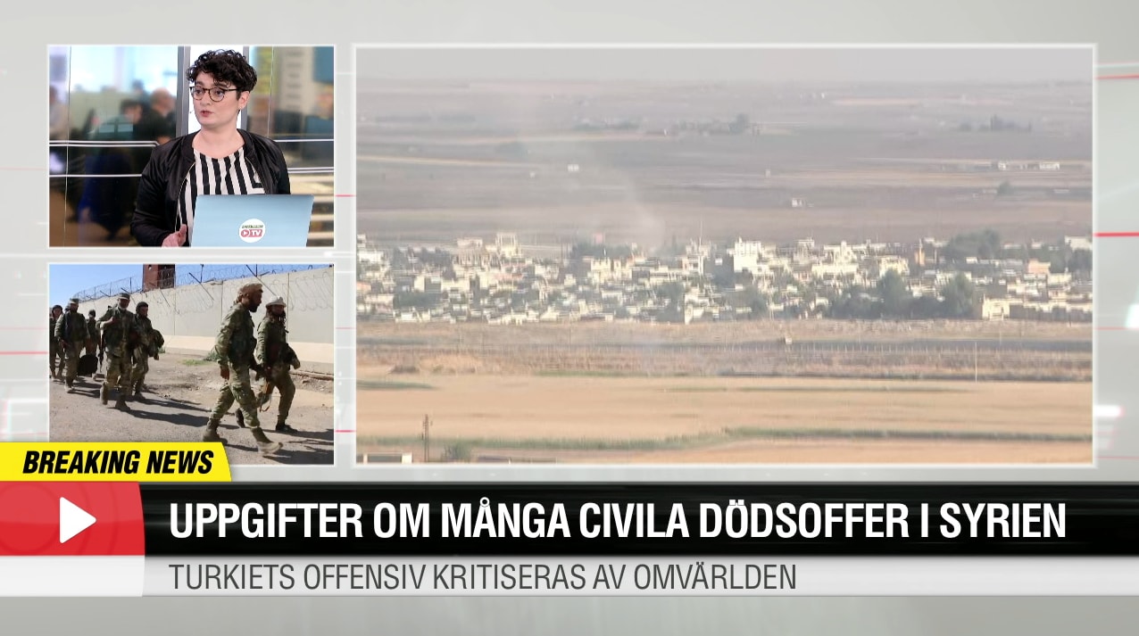 Många civila dödsoffer i Syrien