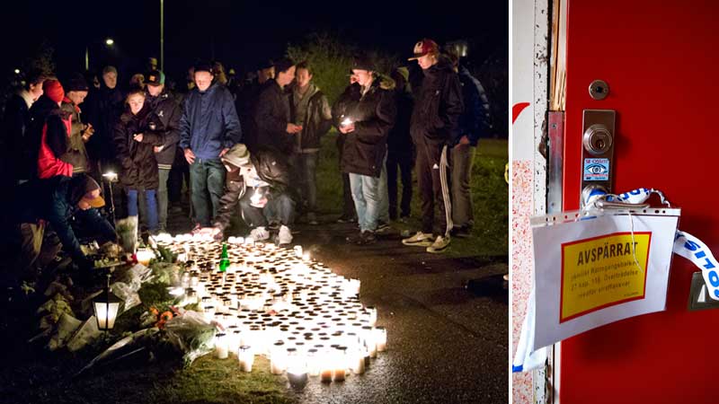 Brottscentralen om dubbelmordet i Ljungsbro