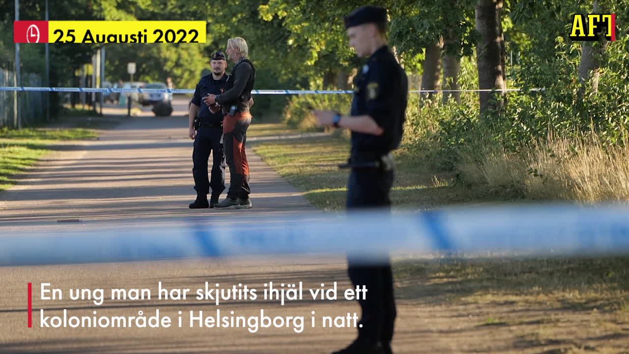 Helsingborg - Skjutning I Koloniområde, En Död - Aftonbladet TV