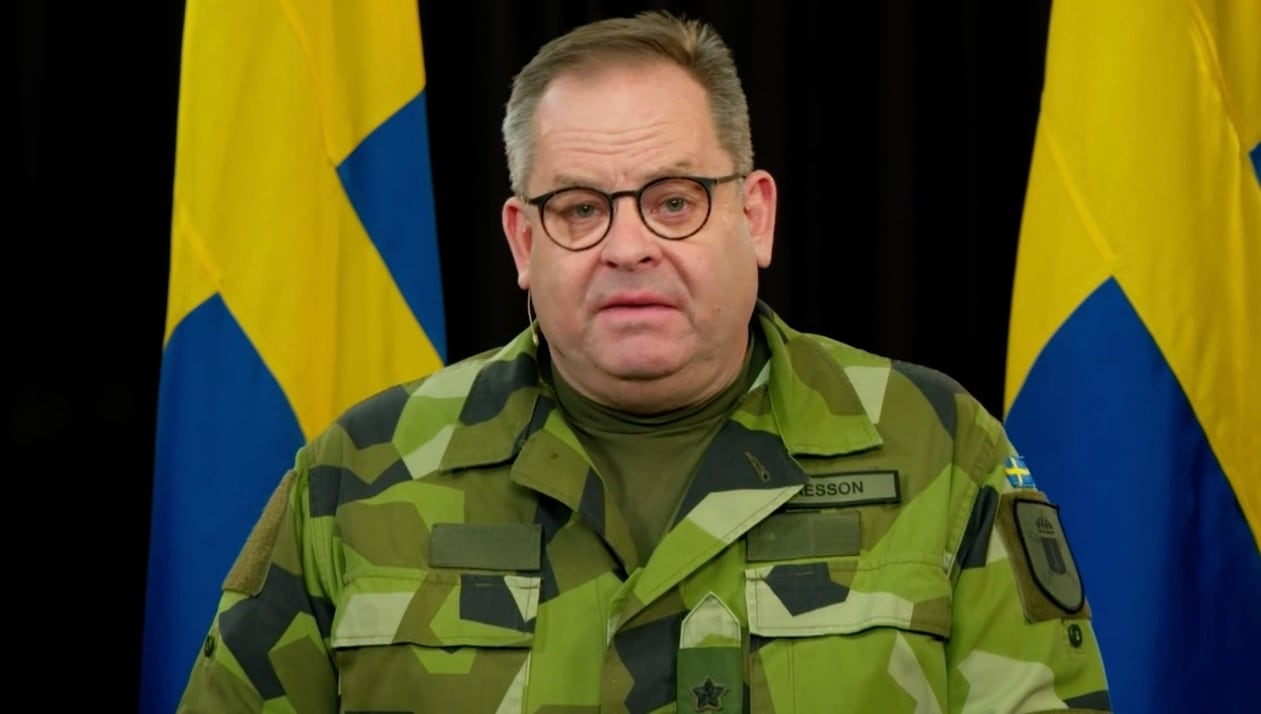 Försvarschefen: ”Risken för cyberattacker är fortsatt hög”