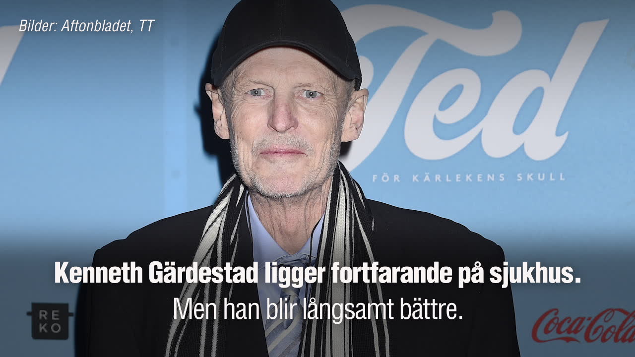 Kenneth Gärdestad kvar på sjukhus - blir långsamt bättre