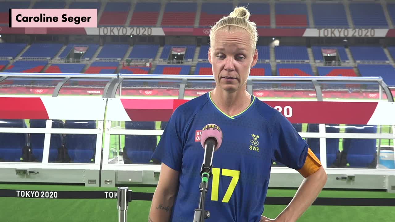 Caroline Seger: Mycket anspänning