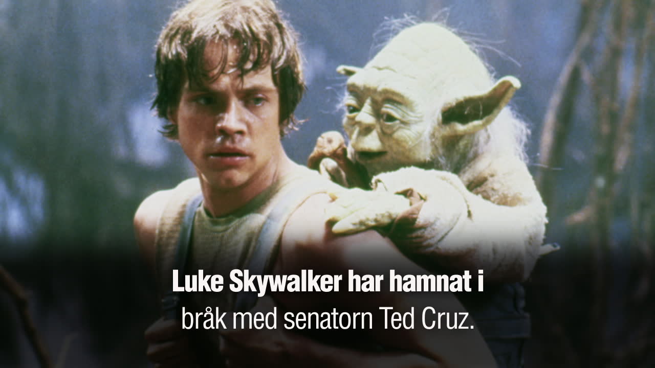 ”Skywalker” i bråk med Ted Cruz