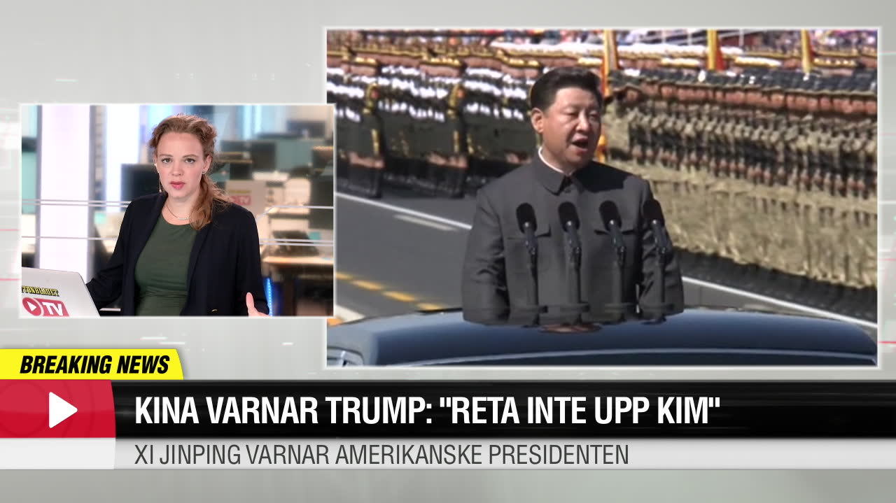 Kina varnar Trump: "Reta inte upp  Kim"