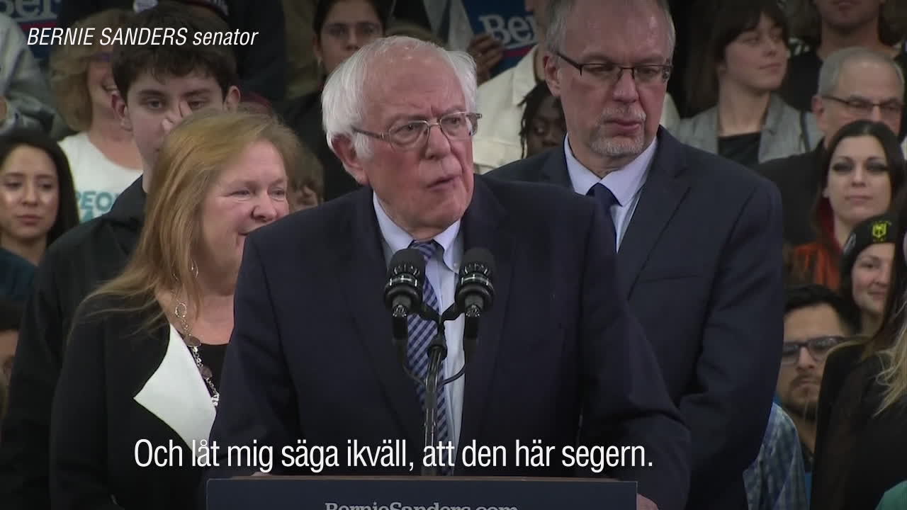 Bernie: ”Början på slutet för Donald Trump”