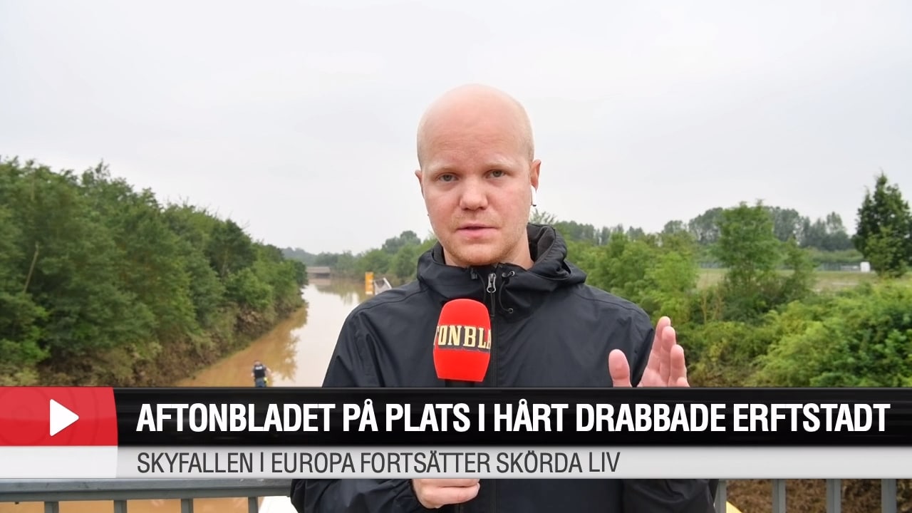 Aftonbladet på plats i hårt drabbade Erftstadt – "Det är en otroligt kaotisk plats"