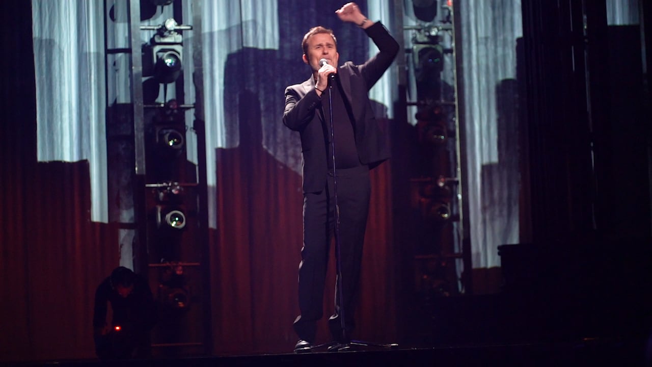 Här står Jan Johansen på Mello-scenen – till slut