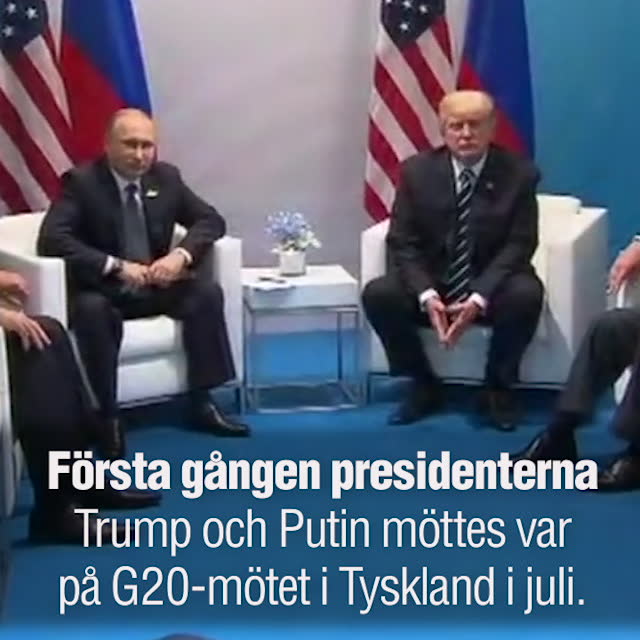 Så var Trumps och Putins första möte