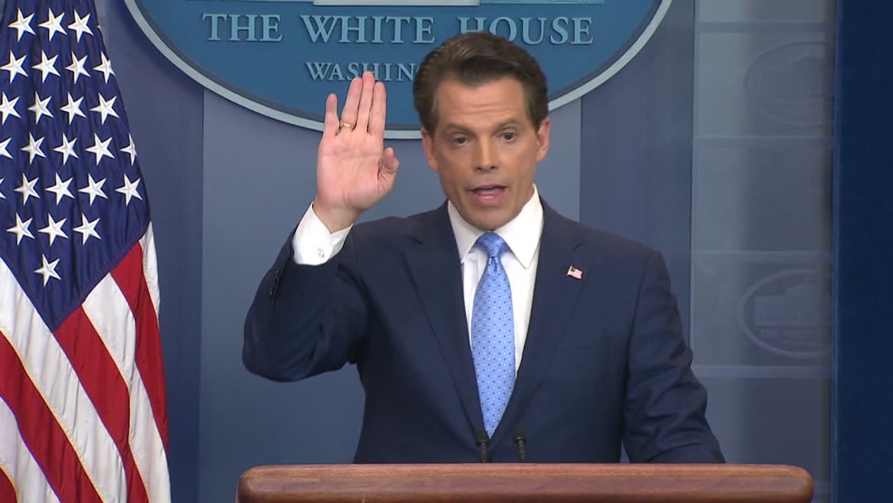 Det här är kommunikationschefen Anthony Scaramucci – och hans förebild..?