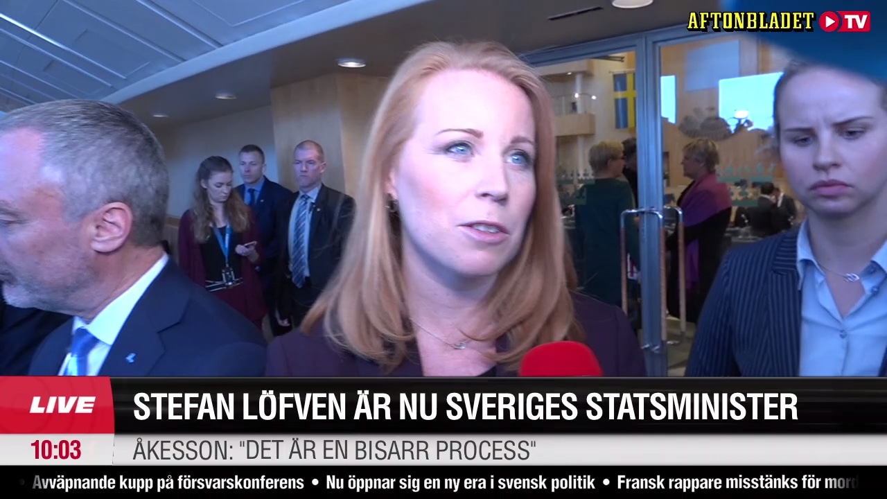 Annie Lööf: “En ledamot i vår riksdagsgrupp har valt en annan väg”