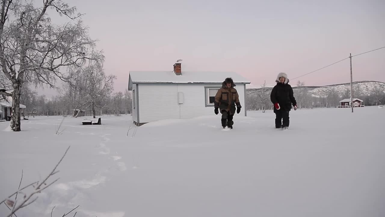 De trotsar kylan i Nikkaluokta