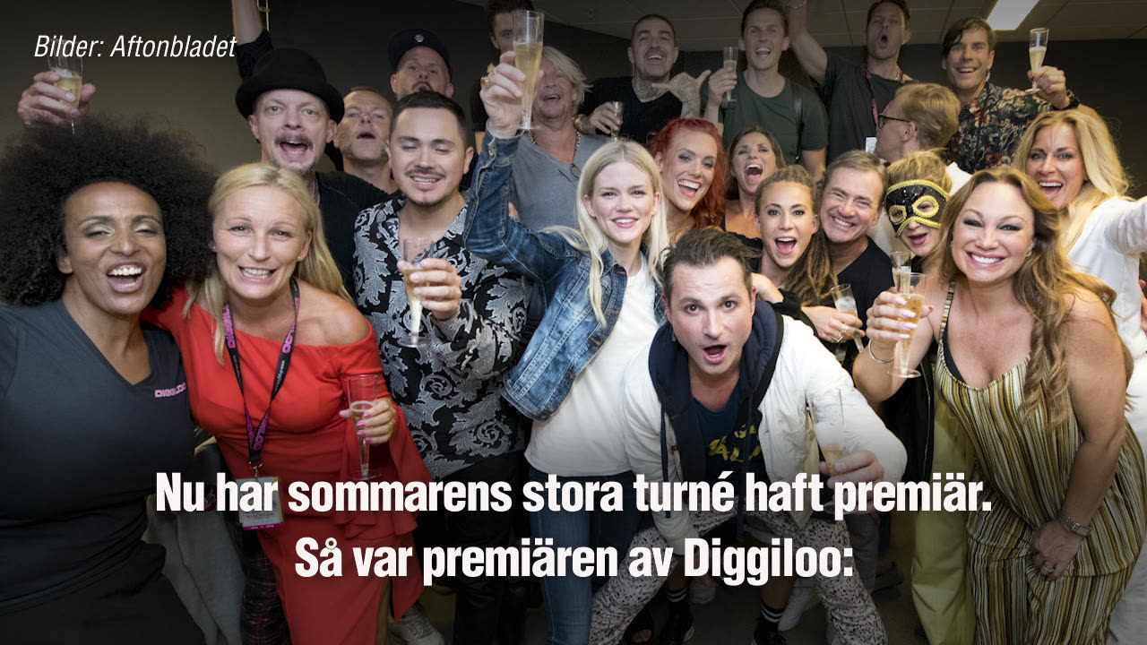 Så var premiären av Diggiloo