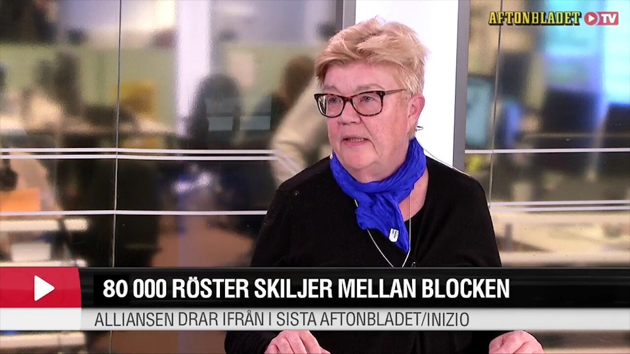 80 000 röster skiljer mellan blocken