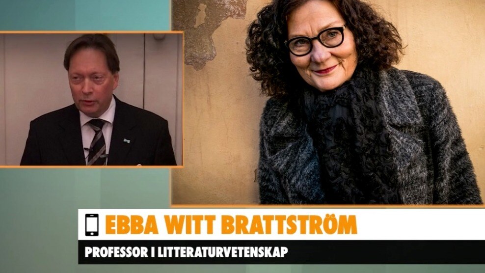 Ebba Witt Brattström: ”Det är kulturmannen mot kulturkvinnan”
