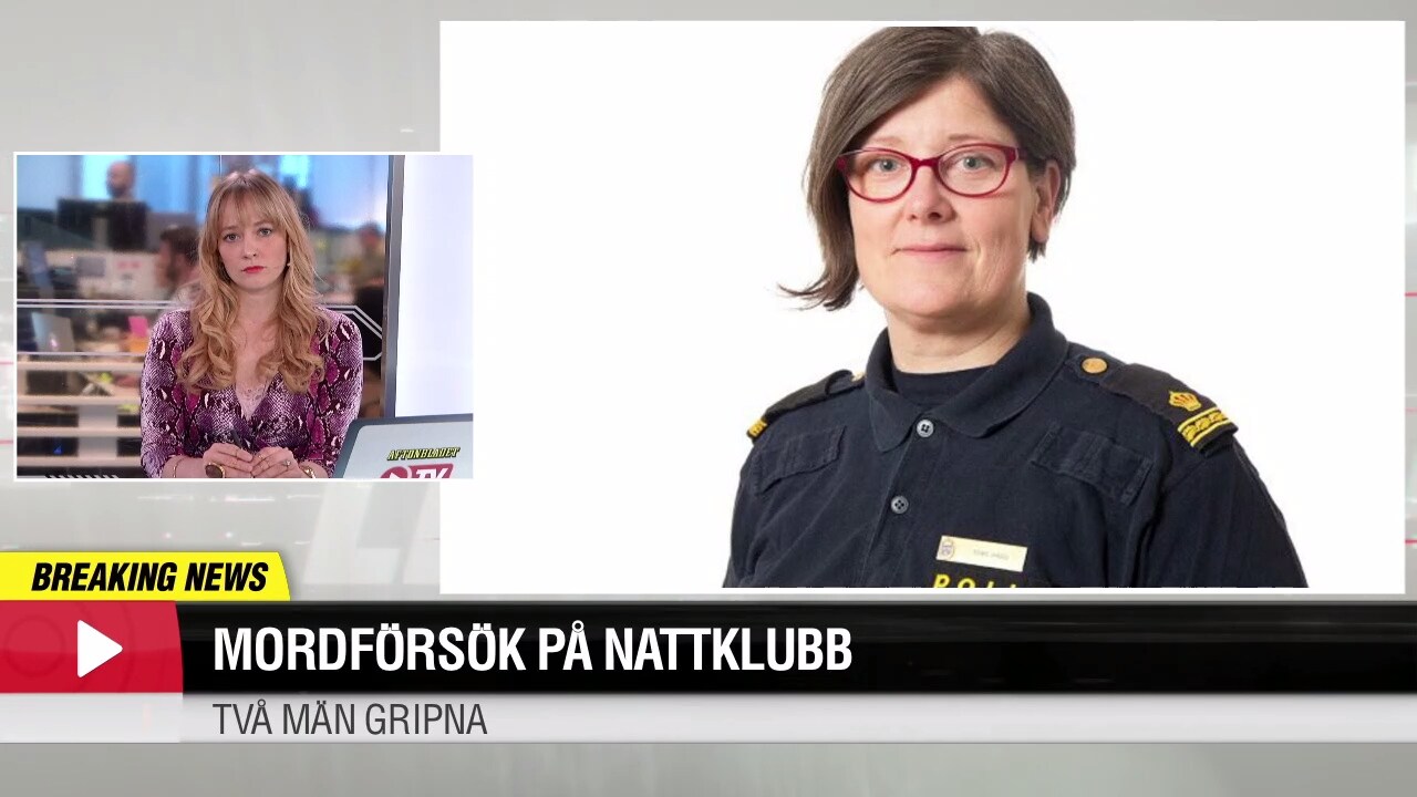 Mordförsök på nattklubb i Stockholm