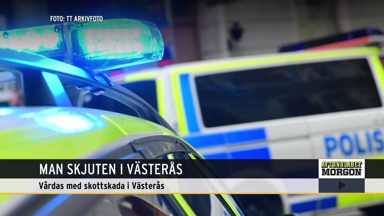 Man skjuten i Västerås