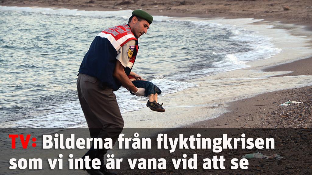 Bilderna på drunknade pojken ger en annan bild av krisen