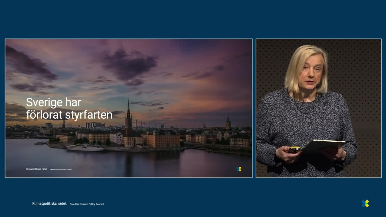 Cecilia Hermansson -  "Den politik som hittills har presenterats är inte tillräckligt för att nå 2030 målen"