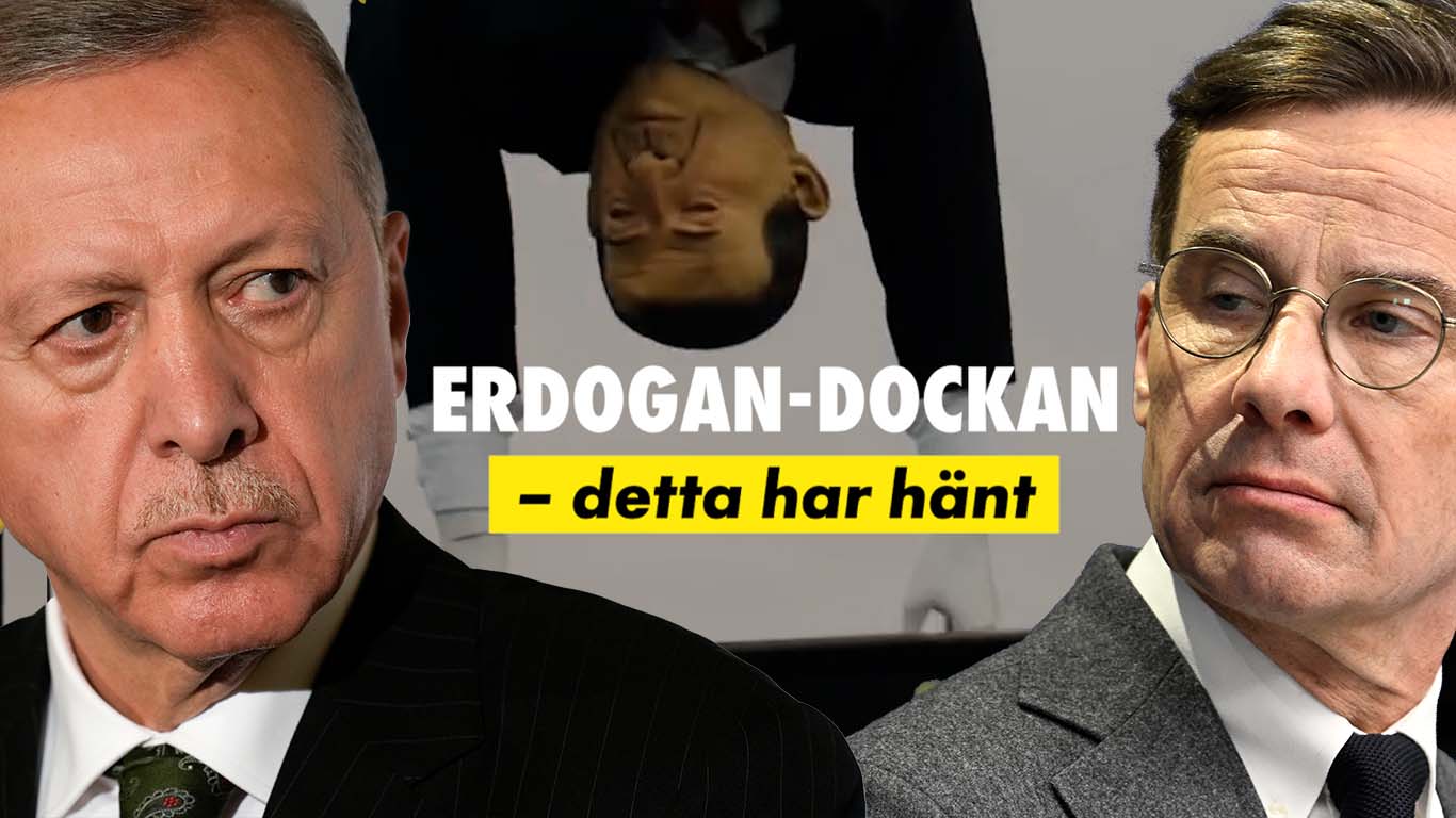 Dockan som får Erdogan att rasa – detta har hänt