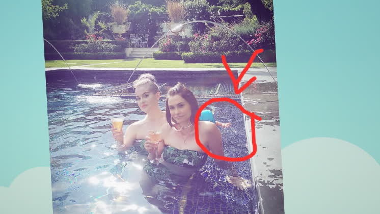 Stjärnans semesterbild skapar frågor