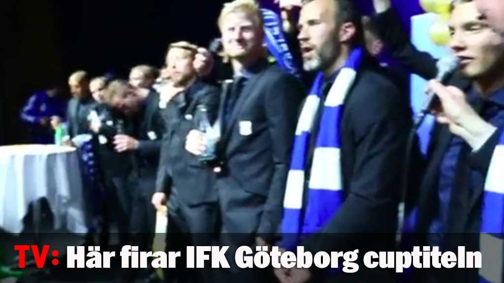 Här firar de cuptiteln