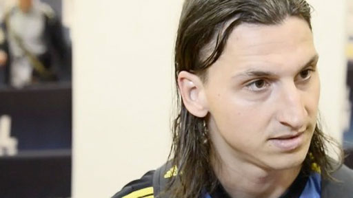 Zlatan efter matchen mot Färöarna