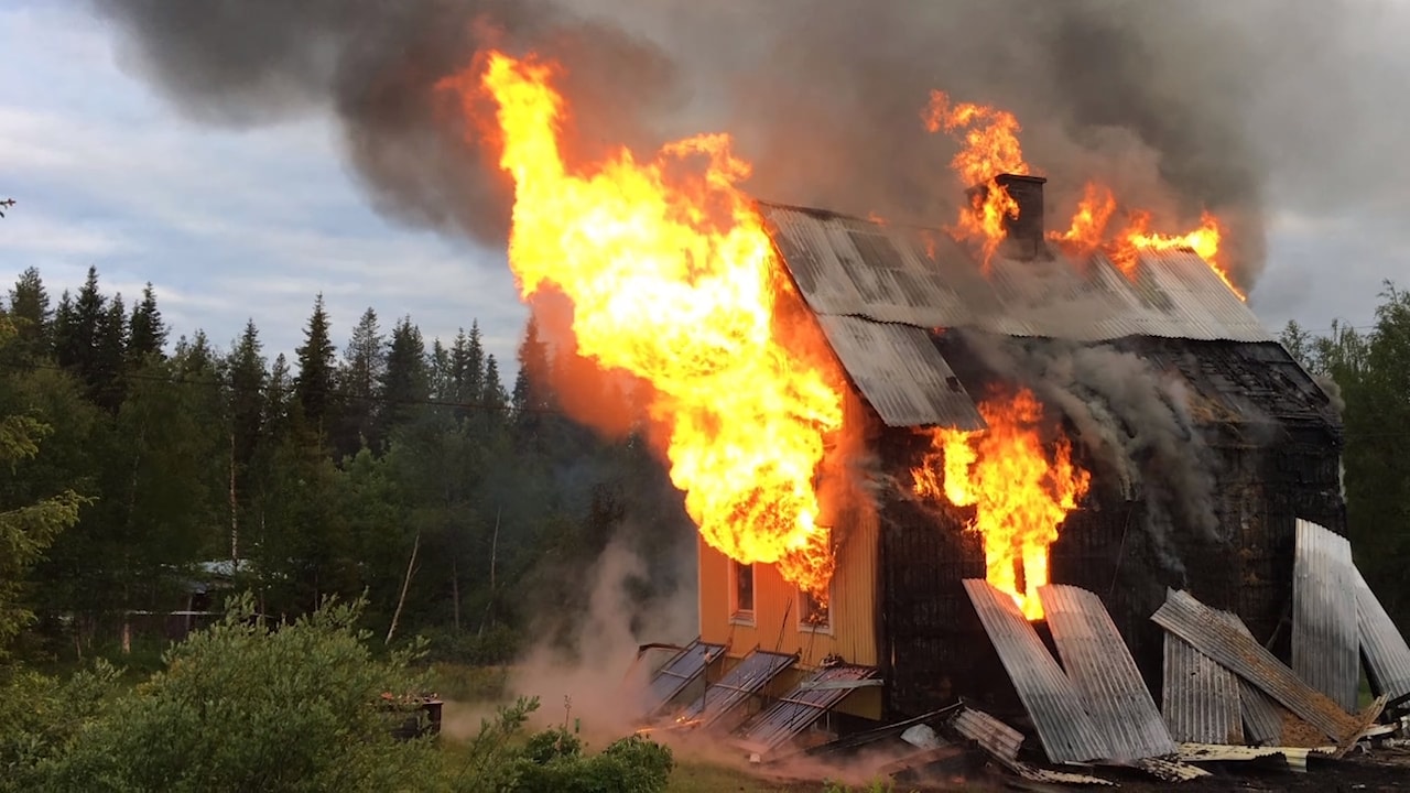 Göran räddade Cissi ur lågorna