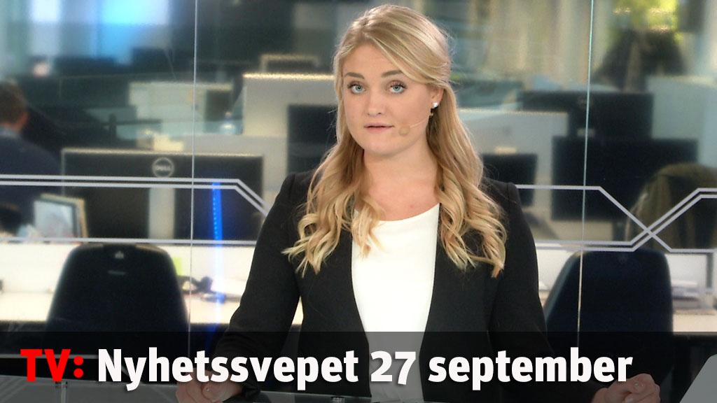 Nyhetssvepet söndag 27 september