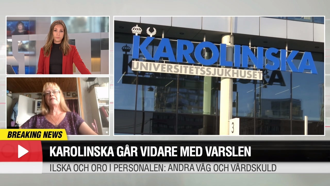 Karolinska går vidare med varslen