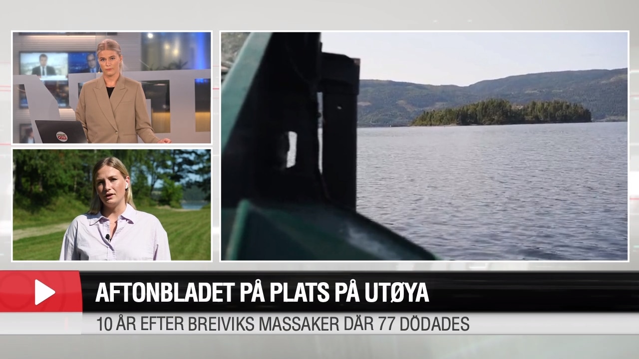 Aftonbladet på plats på Utöya: Fint att man gör något stort