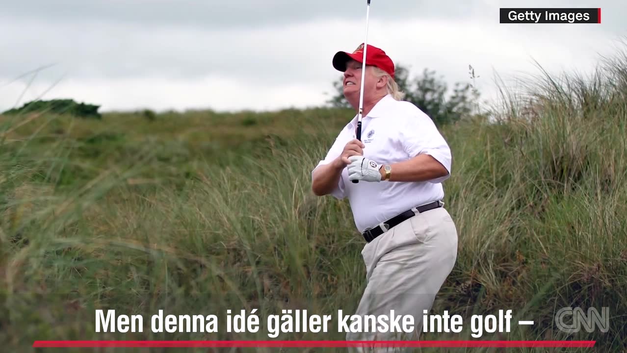 Trump är motionskritisk – men gäller det även golf?