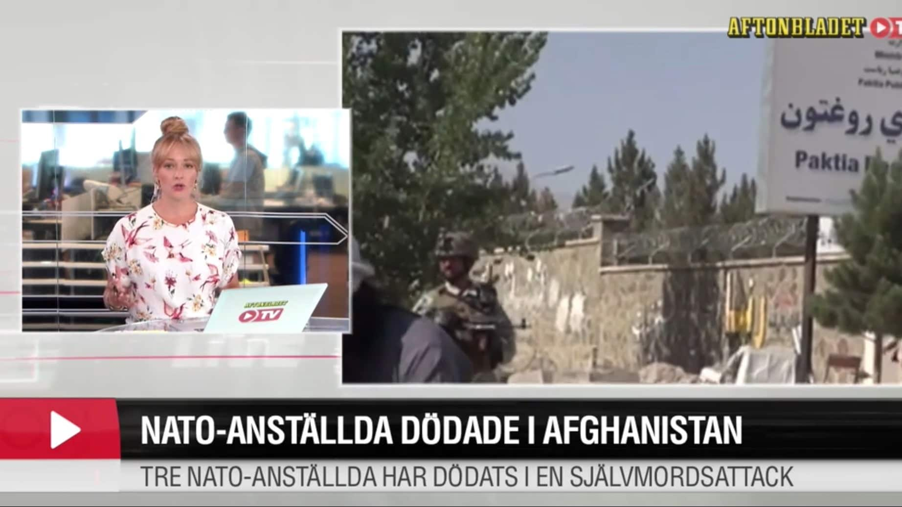 Nato-anställda dödade i Afghanistan