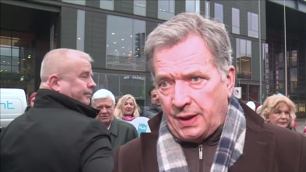 Niinistö sitter kvar som Finlands president