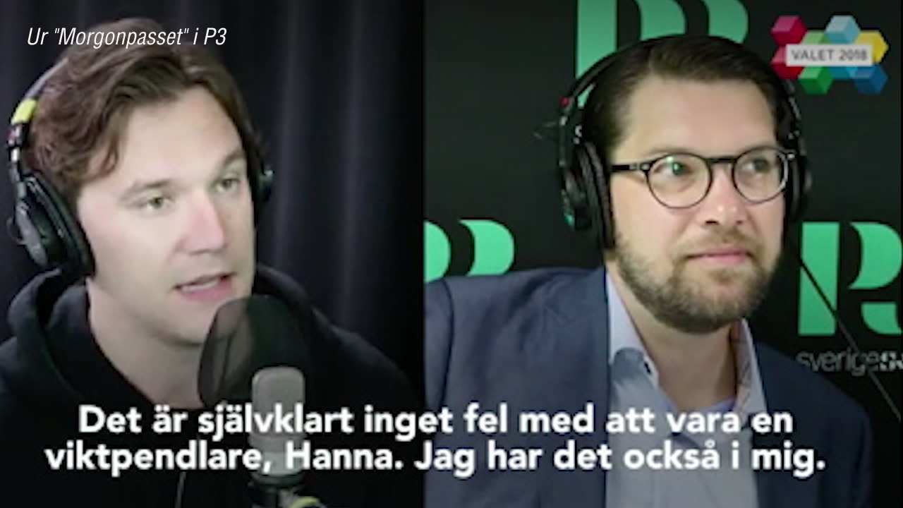 Vad var det Åkesson reagerade på? Se roasten av partiledaren