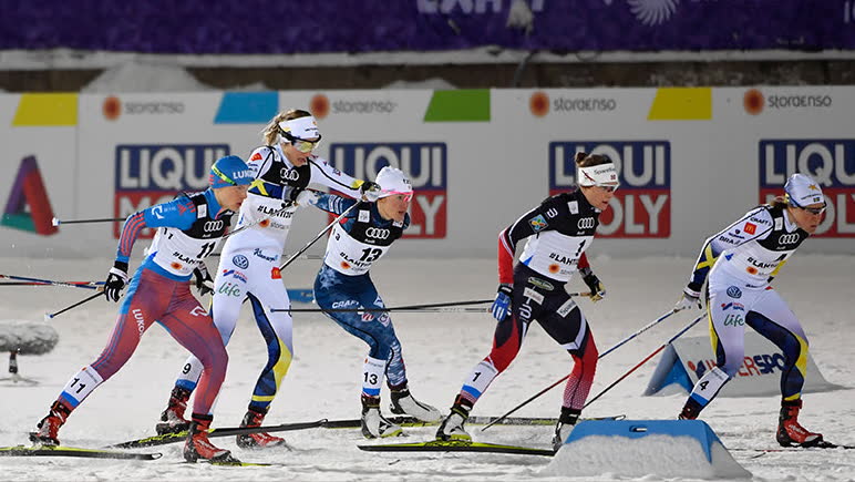 Stina Nilsson kraschar ur VM-sprinten