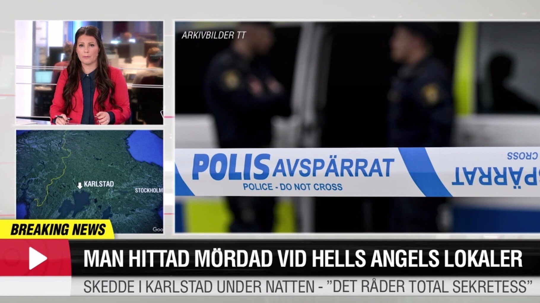 Misstänkt mord vid Hells Angels lokaler