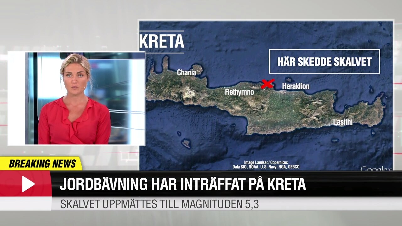 Jordbävning på Kreta